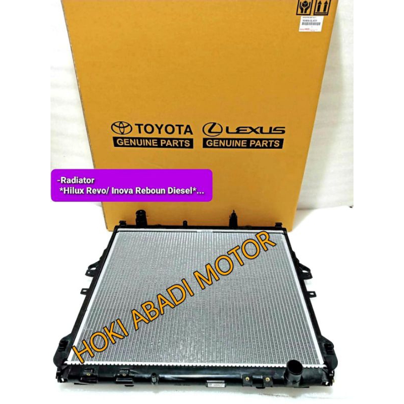 Jual Radiator Assy Toyota Hilux Revo/Innova Reborn Diesel Matic Asli ...