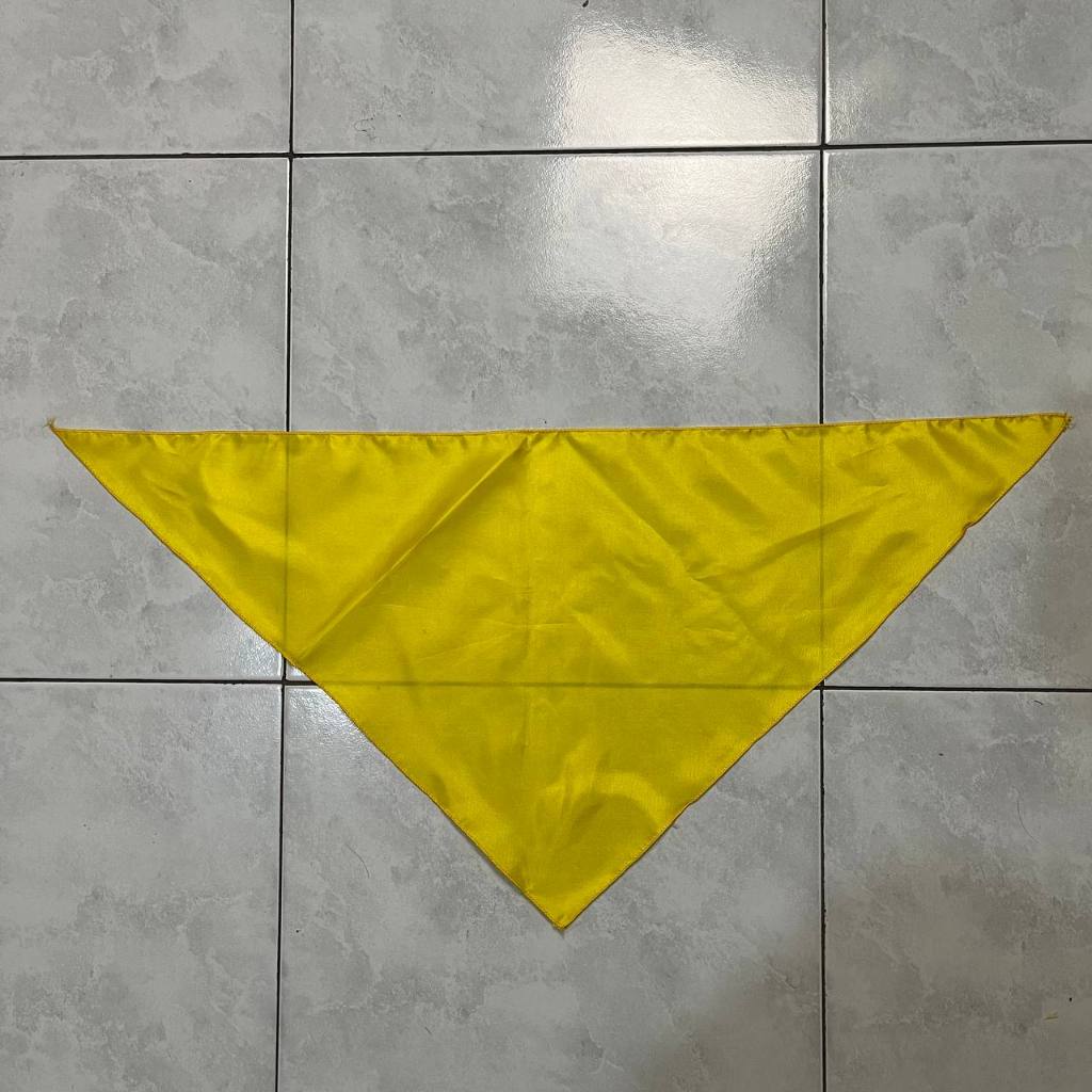 Jual Slayer Kuning Segitiga Polos Syal Kuning | Shopee Indonesia