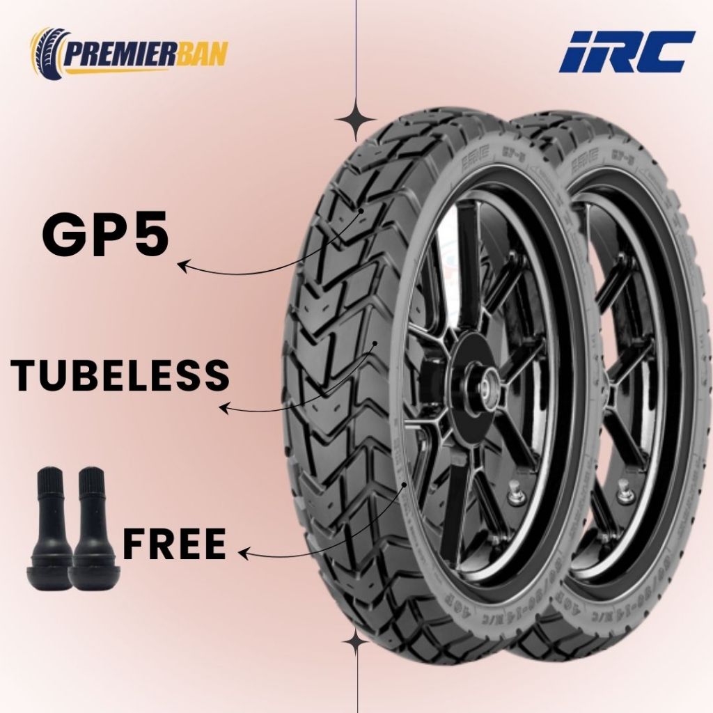 Jual BAN PAKET IRC GP5 RING 14 80/90 dan 90/90 BAN MOTOR VARIO,BEAT,MIO ...