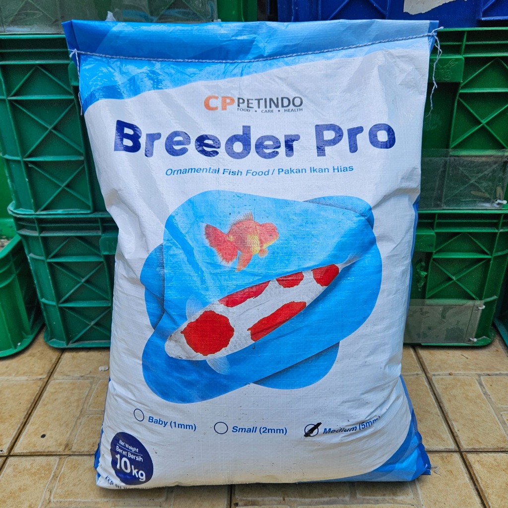 Jual Breeder Pro Fish Food Cppetindo Kg Size M Mm Pakan Pelet Ikan