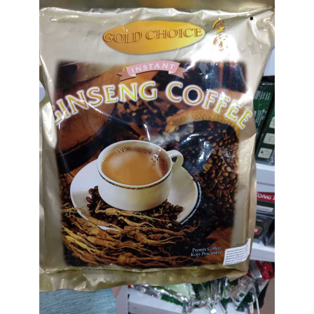 Jual GOLD CHOICE INSTANT GINSENG COFFEE / KOPI GINSENG MALAYSIA 400 GR