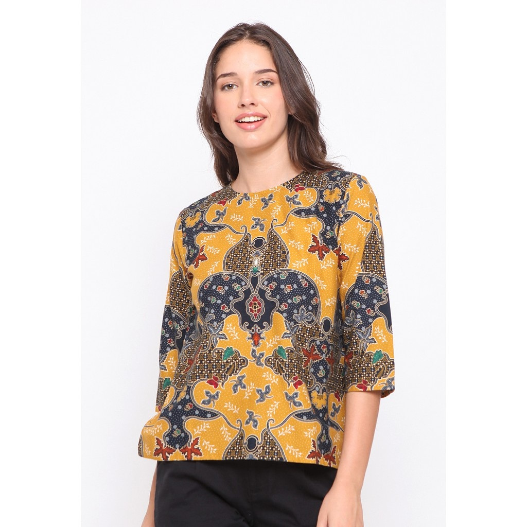 Jual MATAHARI - RODEO BLOUSE WITH TAG | Shopee Indonesia