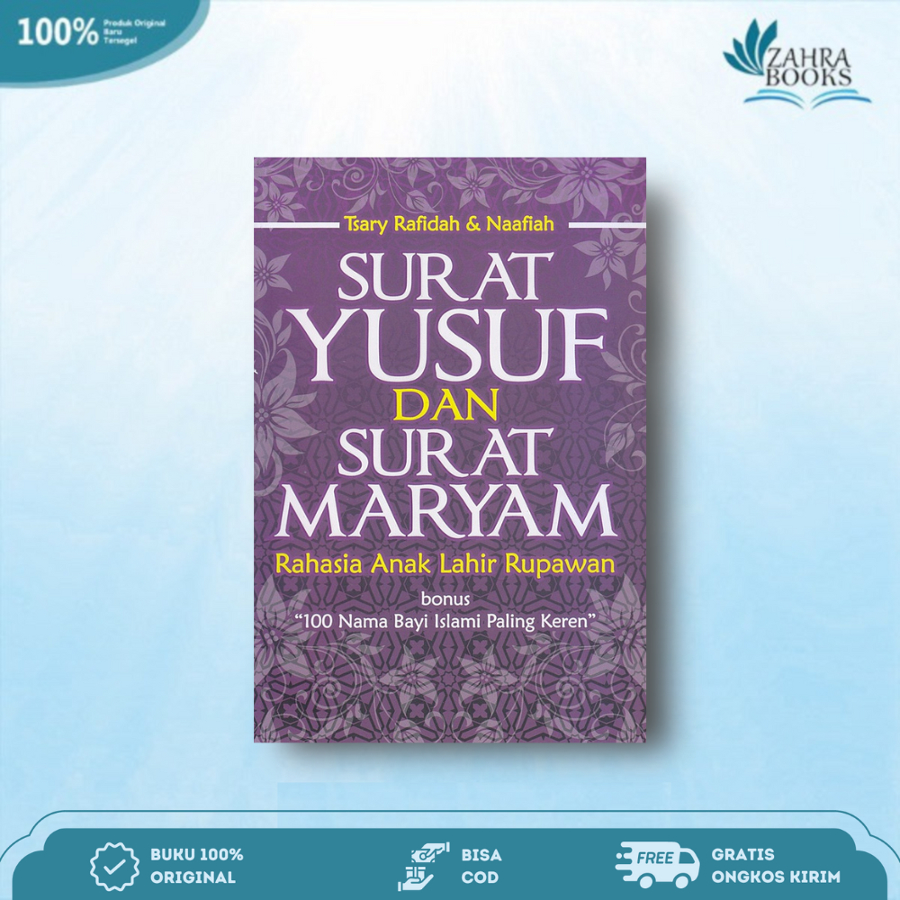 Jual Buku Surat Yusuf dan Surat Maryam: Rahasia Anak Lahir Rupawan ...