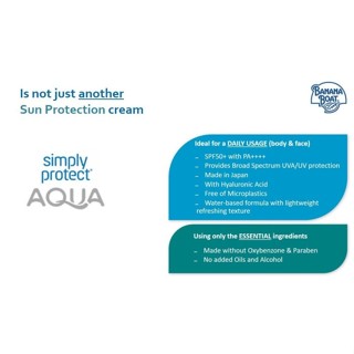 Jual Banana Boat Simply Protect Aqua Daily Moisture Sunscreen Lotion ...