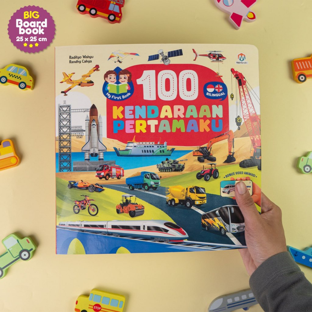 Jual MY FIRST BOOK 100 KATA PERTAMAKU Gratis POSTER Alfabet Bilingual ...