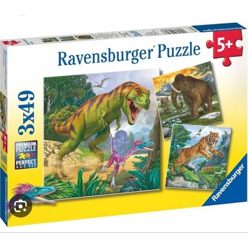 Puzzle 2x24 pezzi Un giorno allo zoo da 4 anni Due puzzle per un divertimento doppio 1 pz