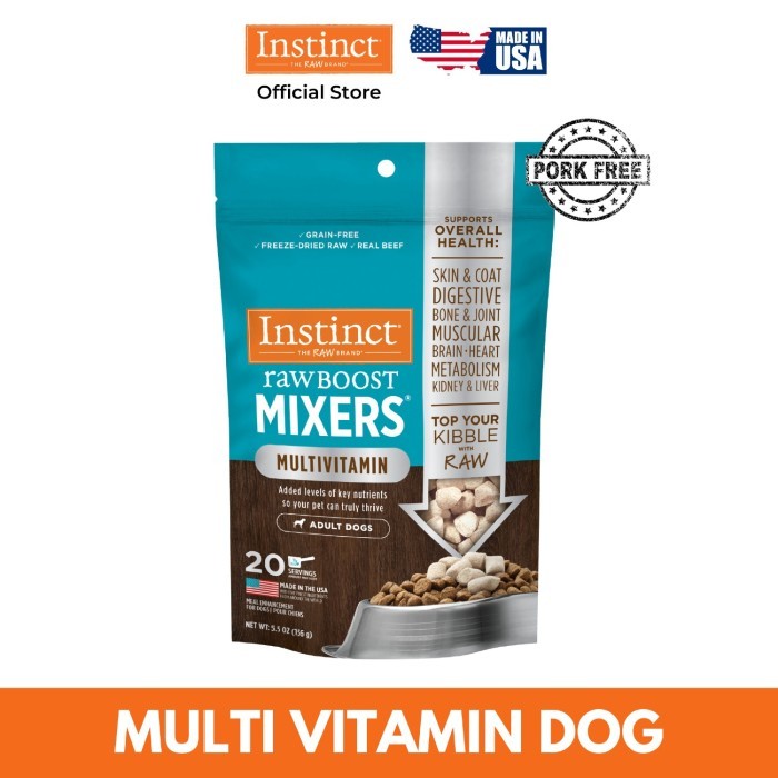Jual Instinct® Raw Boost Mixers Multivitamin for Adult Dogs Beef