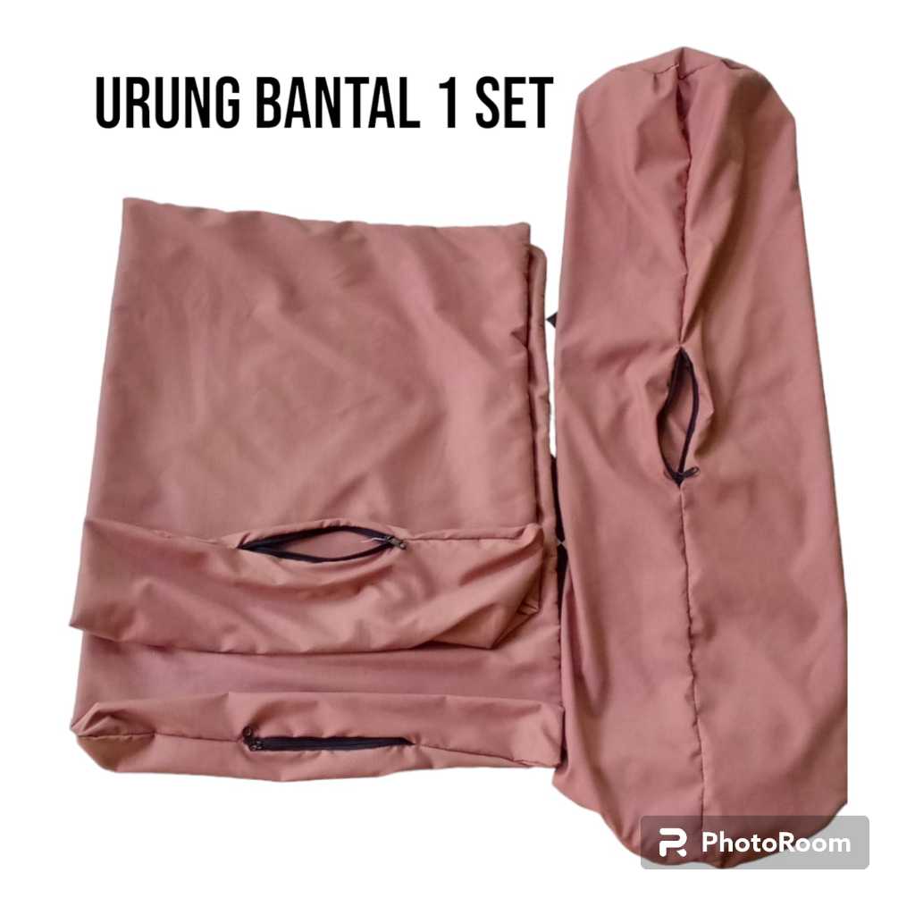 Jual URUNG BANTAL RESLETING SATU SET(2 bantal 1 guling)POLOS-EMBOS ...