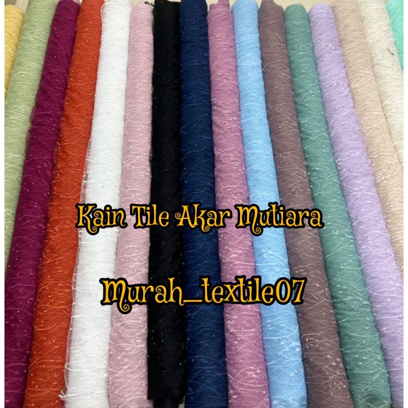 Jual Kain Tile Akar Mutiara/ Bahan kebaya /Harga per 0,5m | Shopee ...