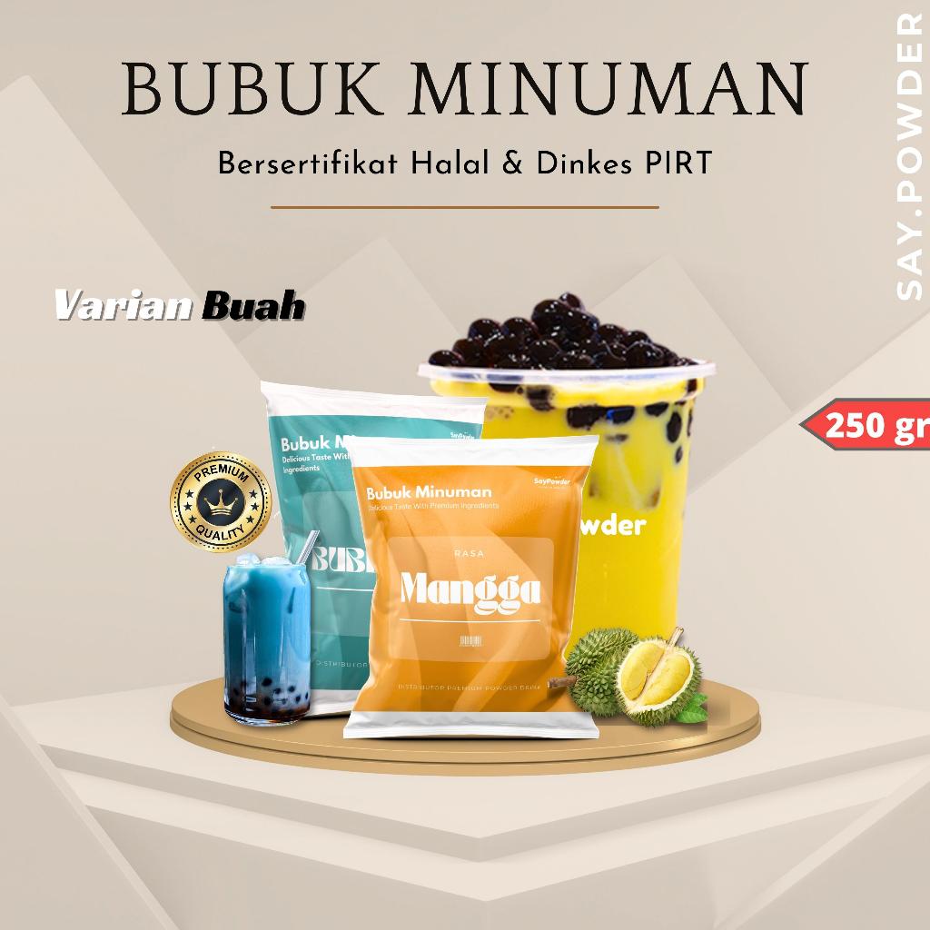 Jual Bubuk Minuman Rasa Premium 250 Gram Aneka Rasa Minuman Kekinian ...