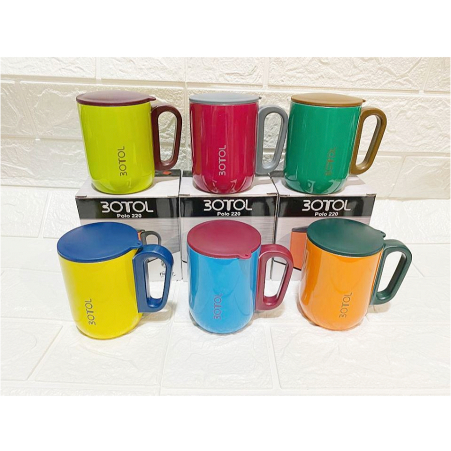 Jual Mug Gelas Cangkir Termos Kopi Tahan Panas Dublin Botol 220 Ml Teh Stainless Steel Dubblin 0906