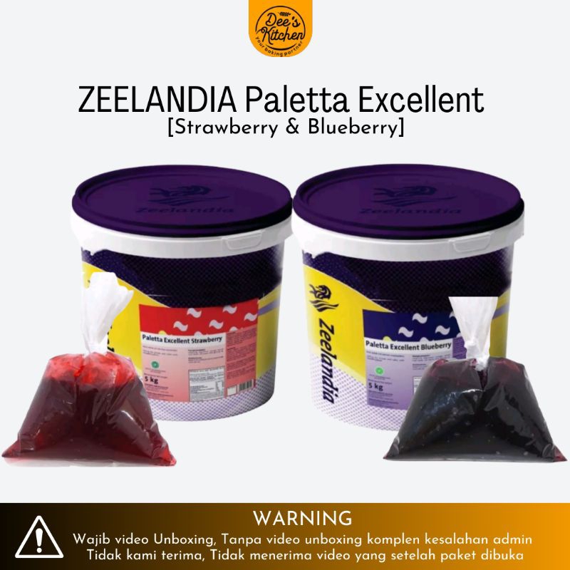 Jual Paletta Excellent Blueberry & Strawberry 500gram ( Repack ...