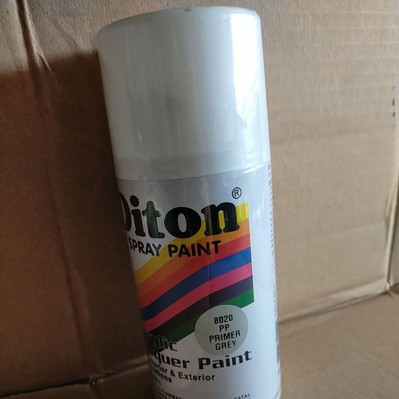 Jual Cat semprot Pilok merk Diton Warna dasar 8020 PP Primer Grey ...