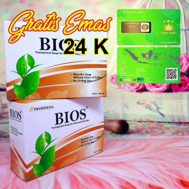 Jual Bios Bar Soap 100 Gram Sabun Batang Bio Sulfur Anti Jerawat Wajah ...