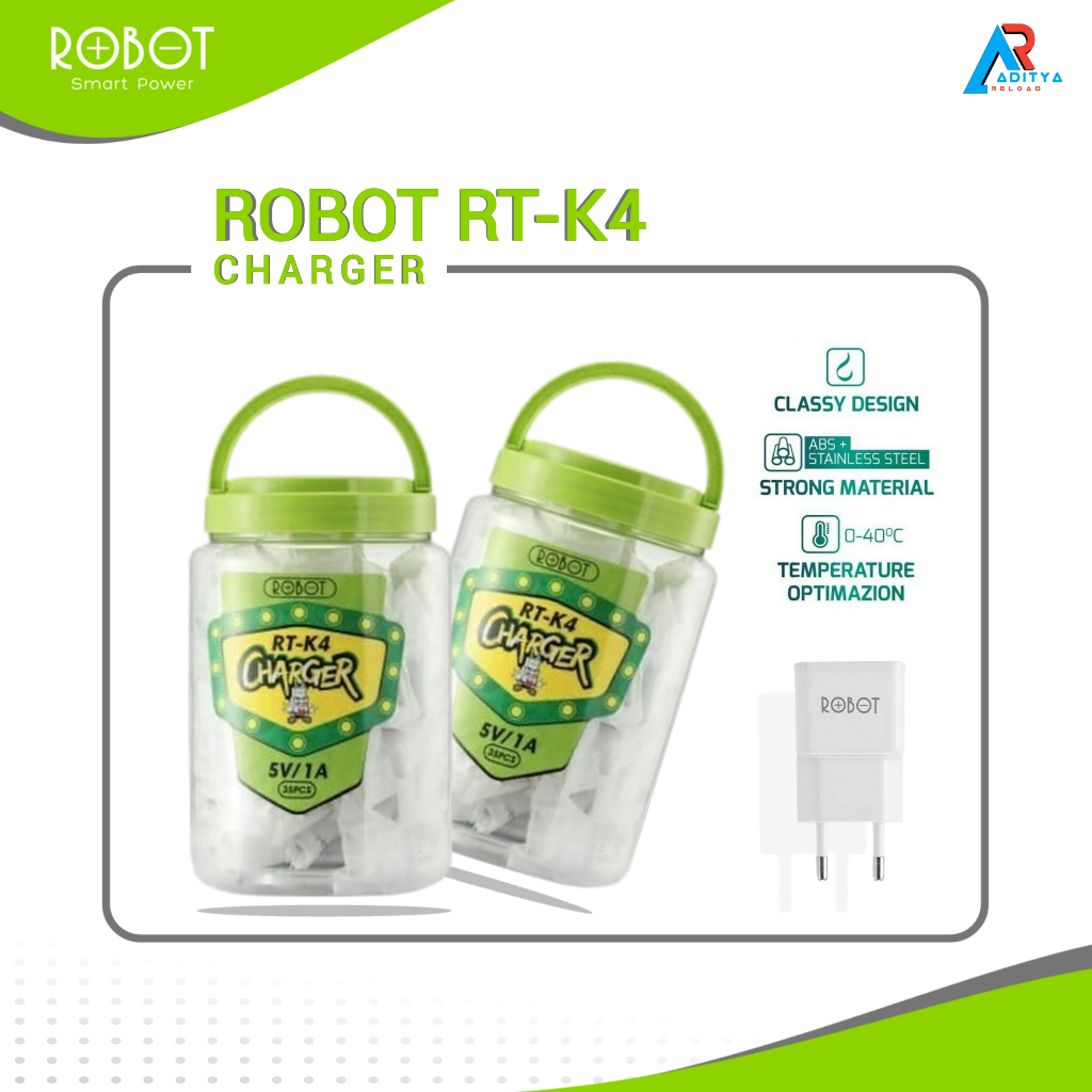 Jual Robot Rt K Adaptor Charger V A Toples Isi Pcs Garansi Original Shopee Indonesia