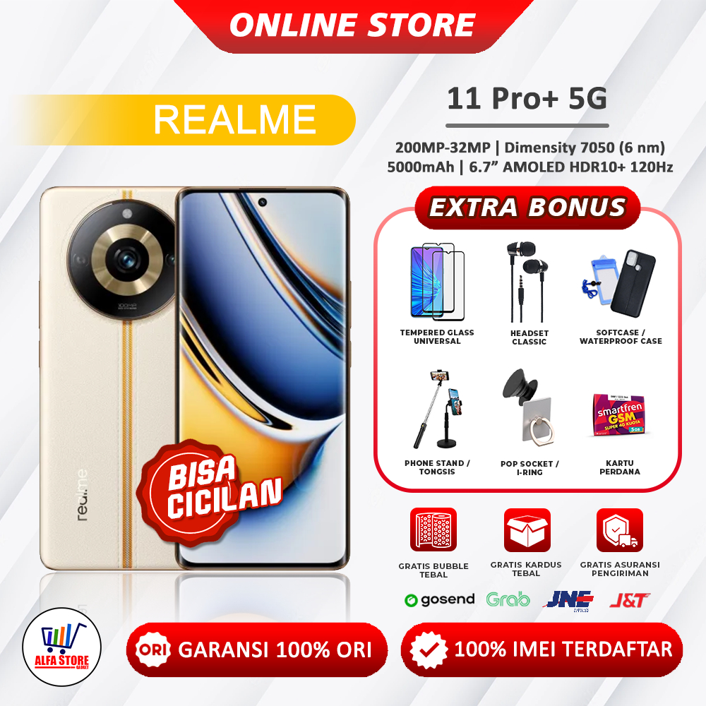 Jual Realme 11 Pro Plus 5G NFC Ram 12Gb+12Gb/512Gb Realme 11 Pro 5G NFC ...