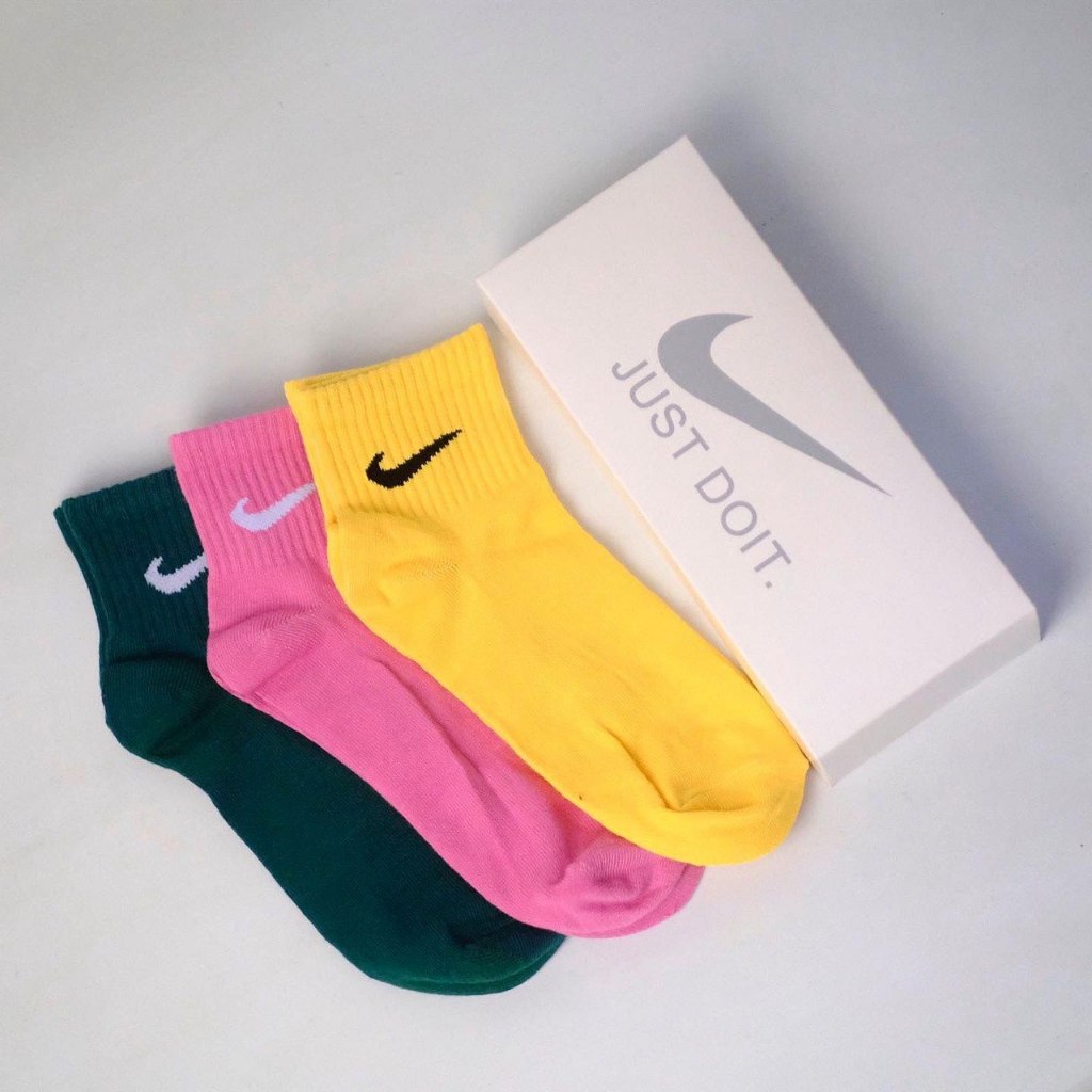 Jual Kaos Kaki Nike Just Do it Sock 100% Original Isi 3 pcs | Shopee ...