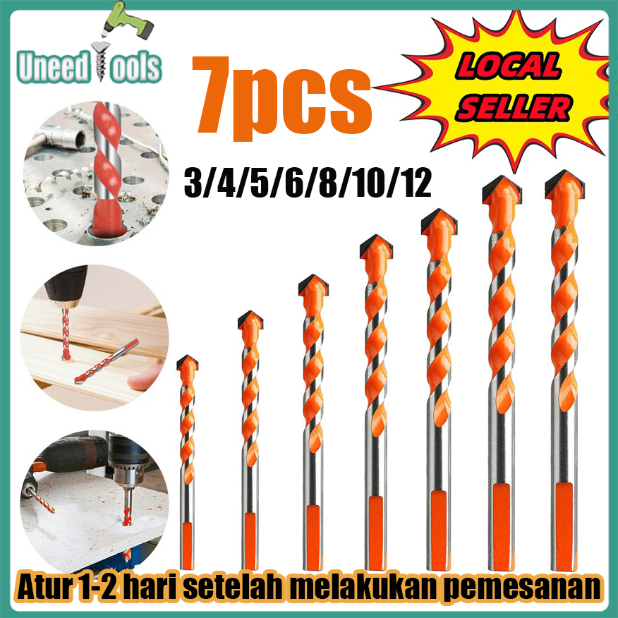 Jual Uneedtools Mata Bor Hss Drill Set Multifungsi Pcs Berlaku Untuk Beton Tembok Keramik