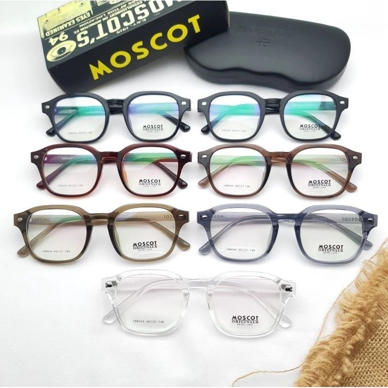 Jual Kacamata Frame Moscot 88044 Paket Lensa Minus Photocromic Blu-ray ...
