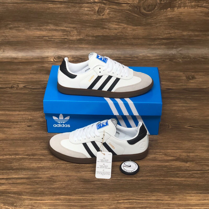 Jual Adidas Samba Vegan White Black Gum 100%BNIB 1:1 Authentic | Shopee ...