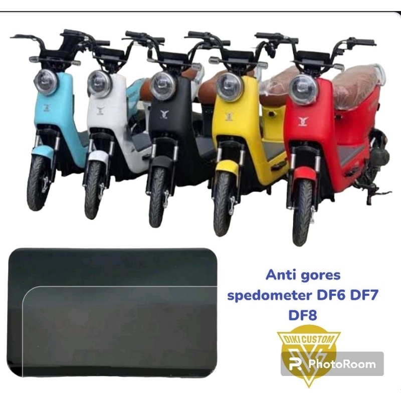 anti gores sepeda listrik spedometer uwinfly DF6 DF7 DF8 / STIKER SPIDOMETER