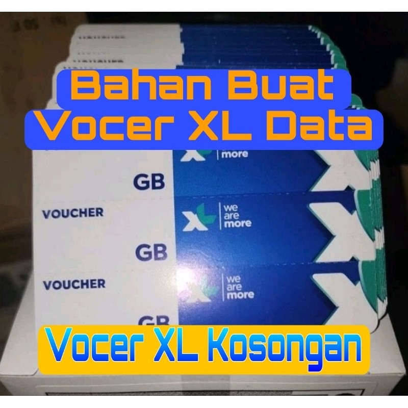 Jual Voucher XL Kosongan Bahan Cetak / Act Voucher Data | Shopee Indonesia