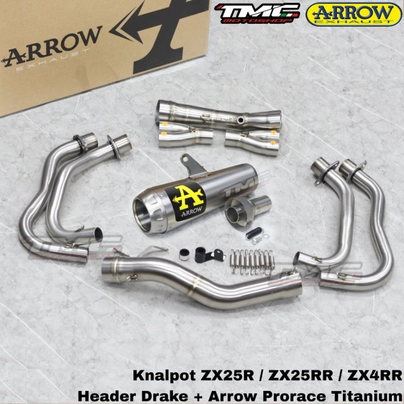 Jual Knalpot Zx25 Zx25r Zx25rr Zx4rr Arrow Prorace Fullsystem Shopee Indonesia 2642