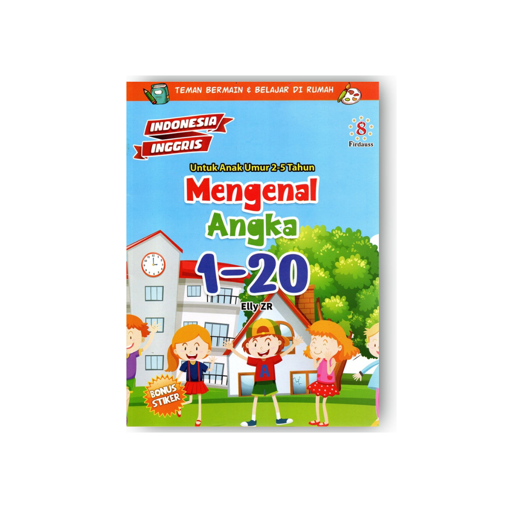 Jual Buku Mengenal Angka 1-20 Bonus Stiker By Elly ZR - Mega Cerdas ...