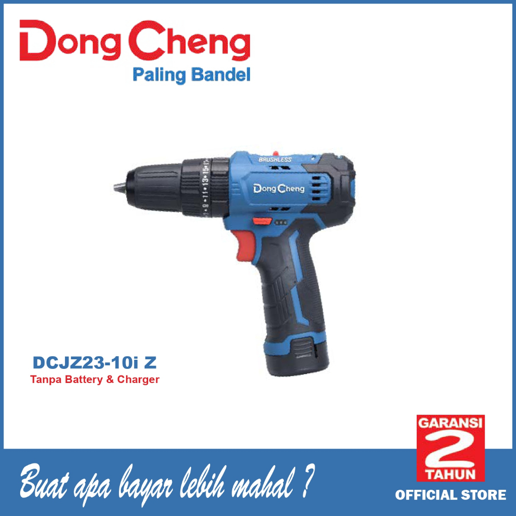 Jual Dongcheng Dcjz I K Cordless Brushless Impact Drill Mesin Bor Impact Baterai Mm