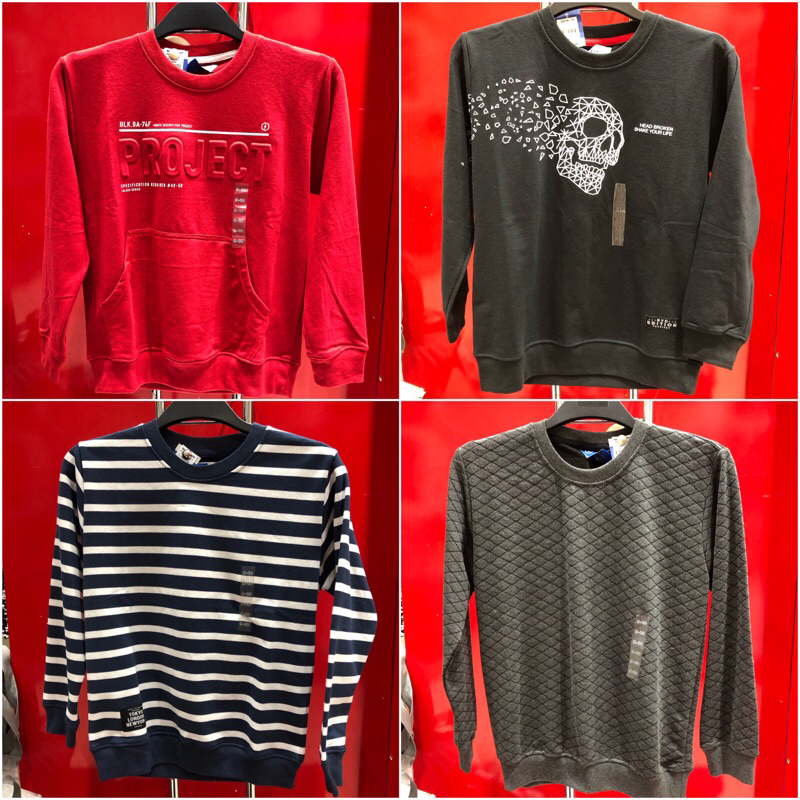 Nevada Flocking Sporty Sweater Anak Perempuan