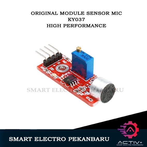 Jual ORIGINAL MODUL SENSOR MICROPHONE KY037 High Sensitivity DETECTION ...