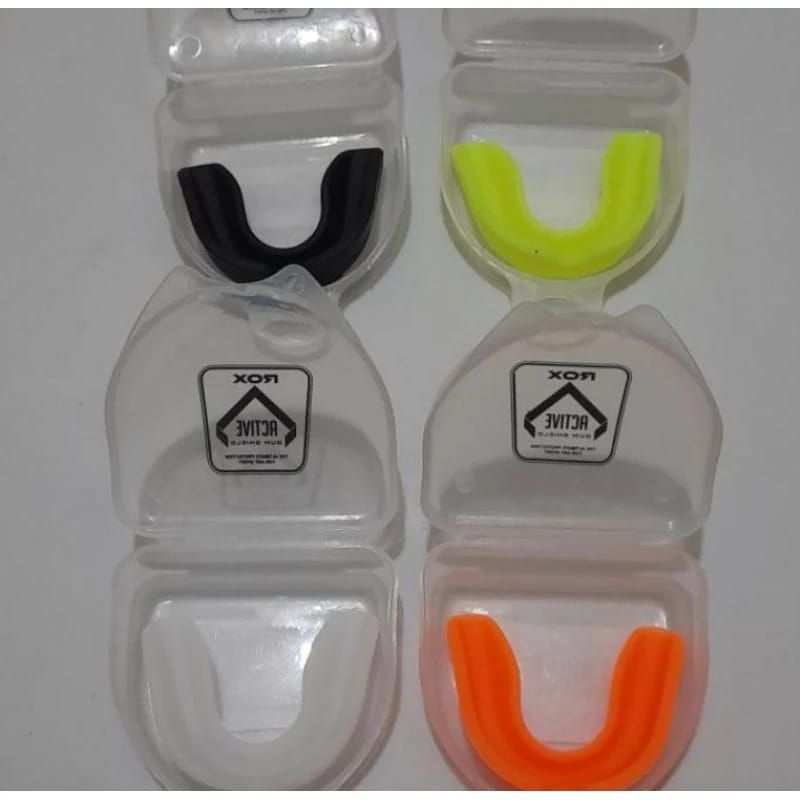 Protector Bucal Simple Para Boxeo, Kickboxing, Karate Y Taekwondo - Modelo Estándar De Color Sólido