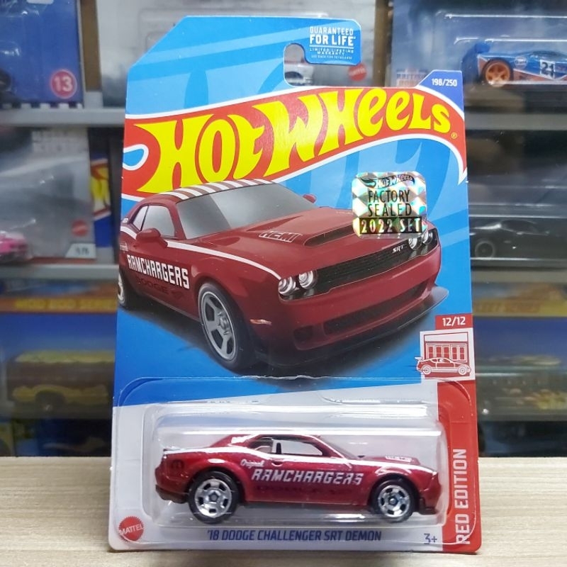 Jual Hot Wheels 18 Dodge Challenger Srt Demon Red Edition Fs 2022