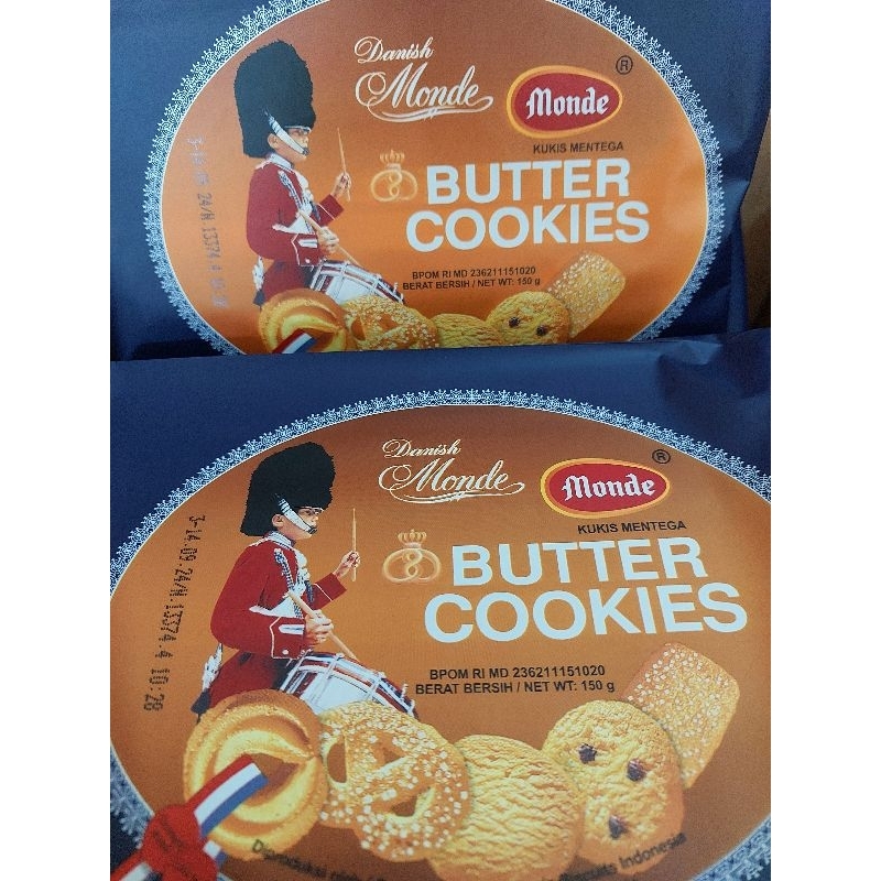 Jual Monde Butter Cookies 150gr | Shopee Indonesia