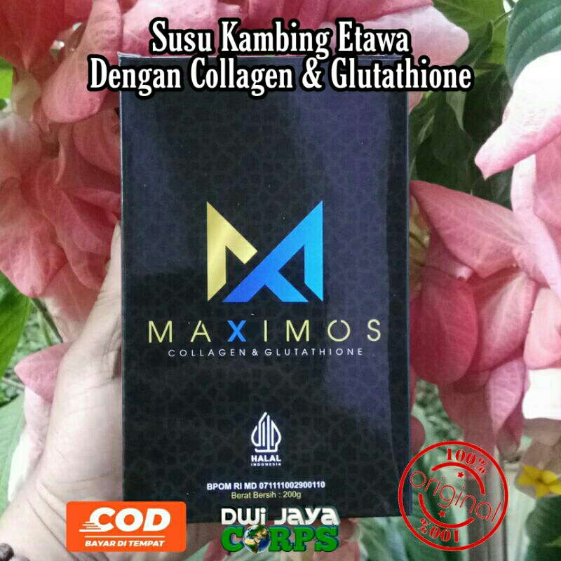 Jual Maximos Collagen & Glutathione susu kambing Etawa | Shopee Indonesia