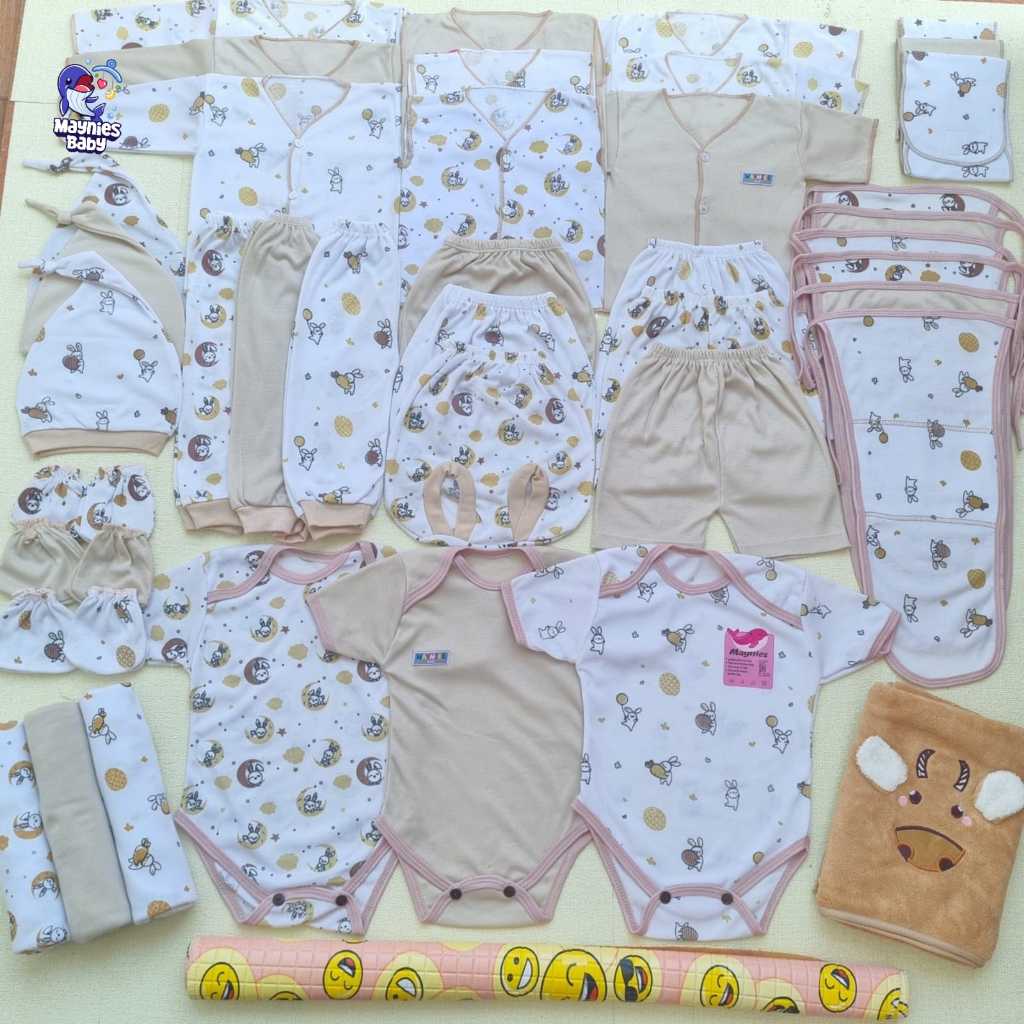 Jual 44 pcs pakaian bayi baru lahir Paket lahiran baju newborn set baju