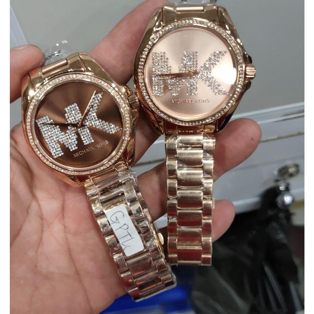 ORIGINAL 100 JAM TANGAN MK LOGO FOR LADIES