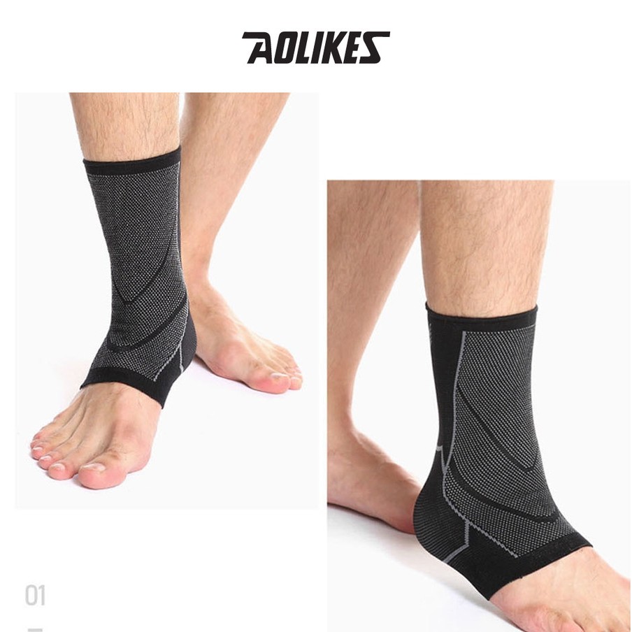 Jual AOLIKES 7137 Pelindung Ankle Engkel Tumit Kaki Guard Ankle Pad ...