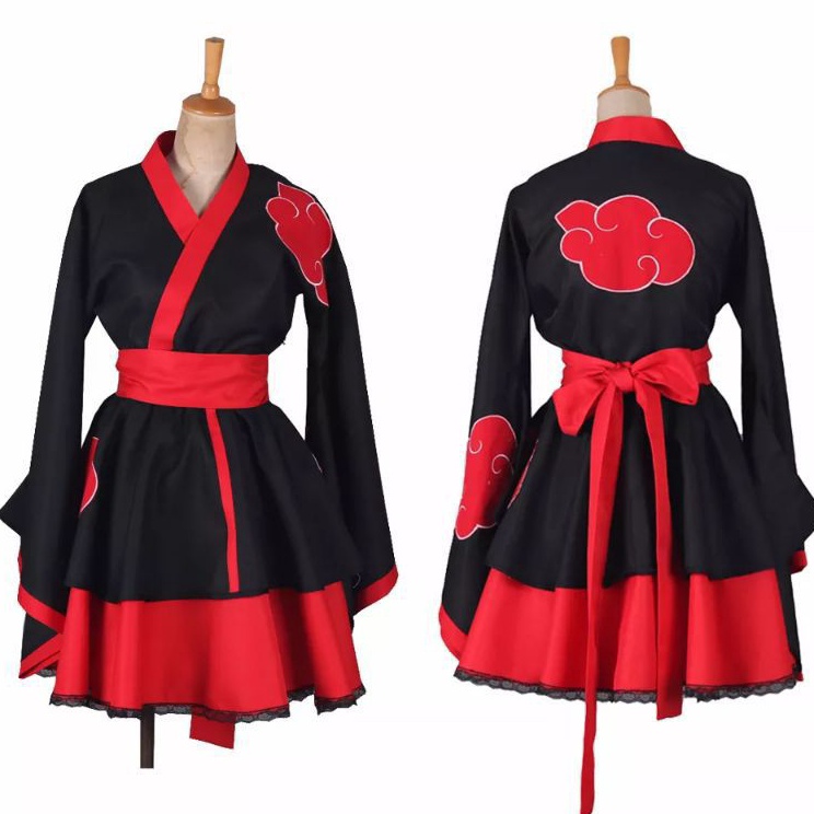 Jual Instan Kimono Akatsuki Naruto Kostum Cosplay Shopee Indonesia