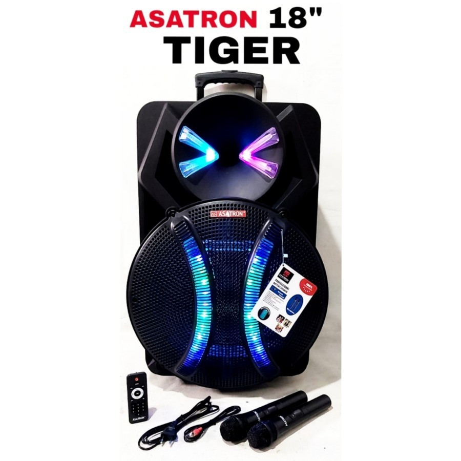 Jual Speaker Asatron 18 inch Asatron Tiger speaker portable karaoke