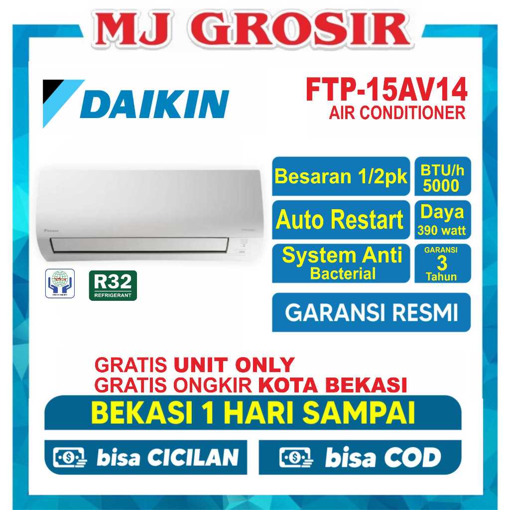 Jual Ac Daikin Ftp Av Pk Pk Av R Unit Only Shopee Indonesia