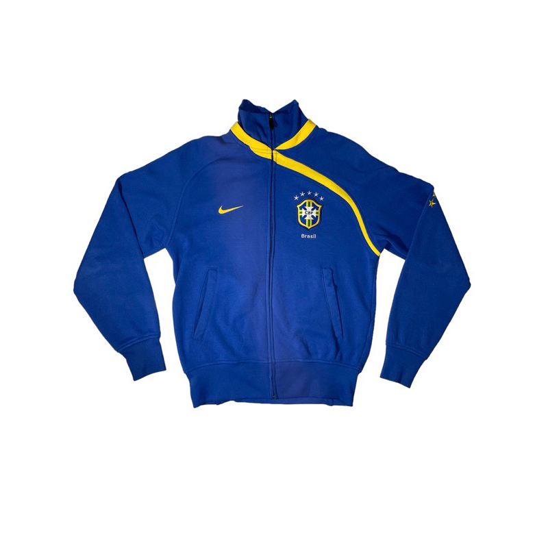 NIKE BRAZIL 2008 ANTHEM JACKET BLUE