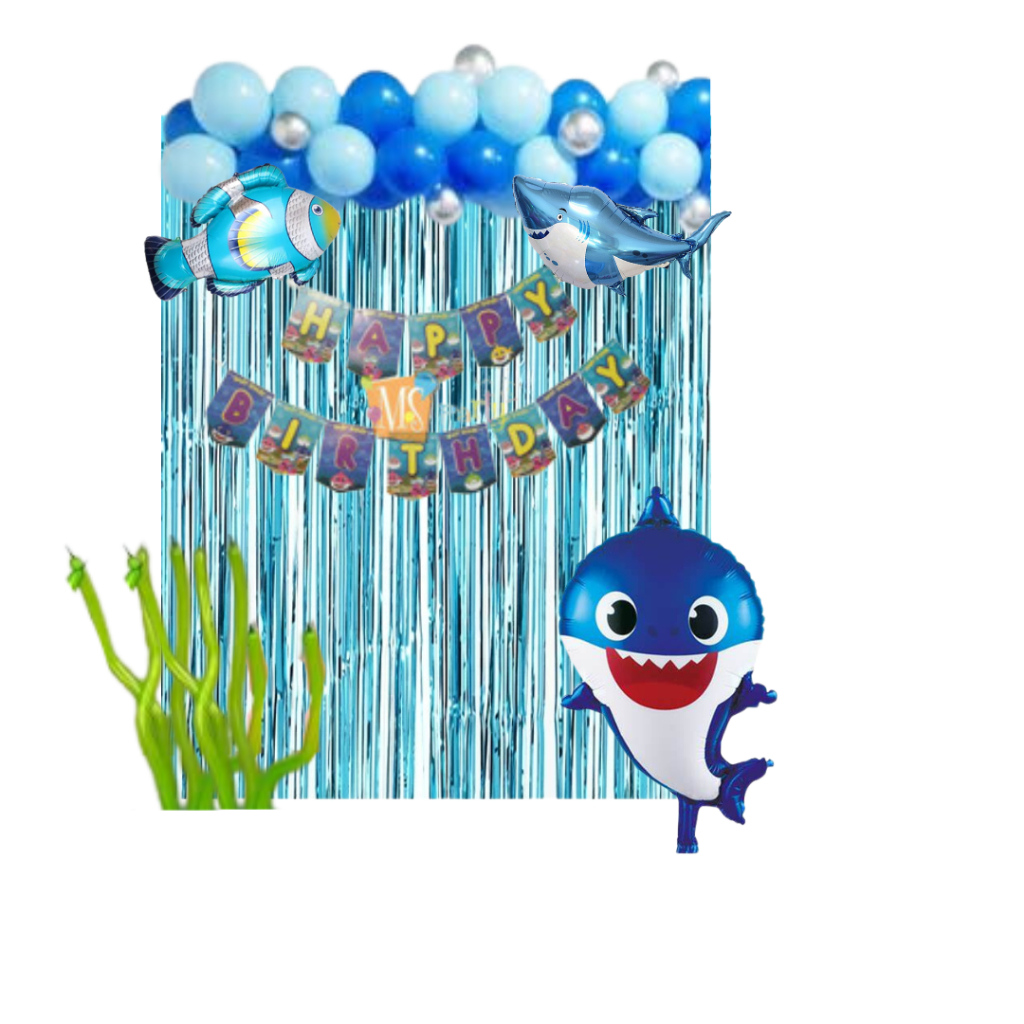 Jual MS.PARTY BUNDLING ULANG TAHUN TEMA LAUT / DEKORASI ULANG TAHUN