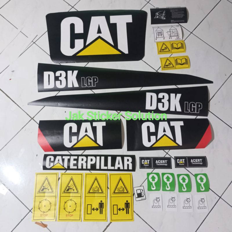 Jual Stiker Dozer D3K LGP Sticker Dozer Caterpillar | Shopee Indonesia