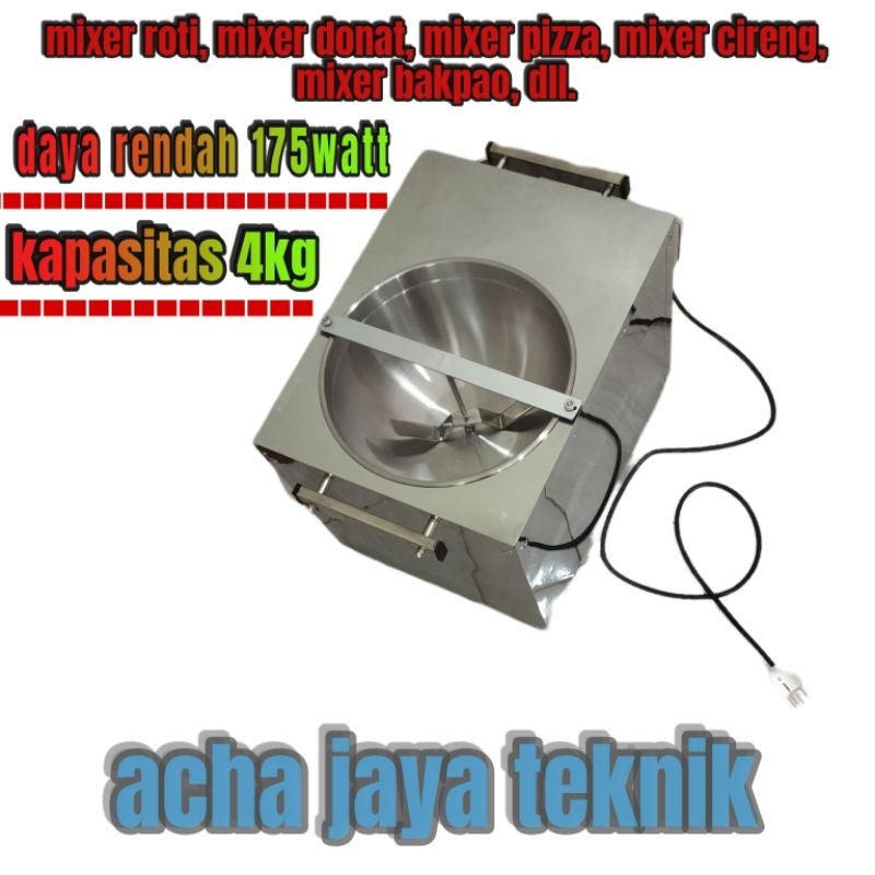 Jual Mixer Adonan Roti Donat Pizza Bakpao Cakwe Mie Pangsit Mixer