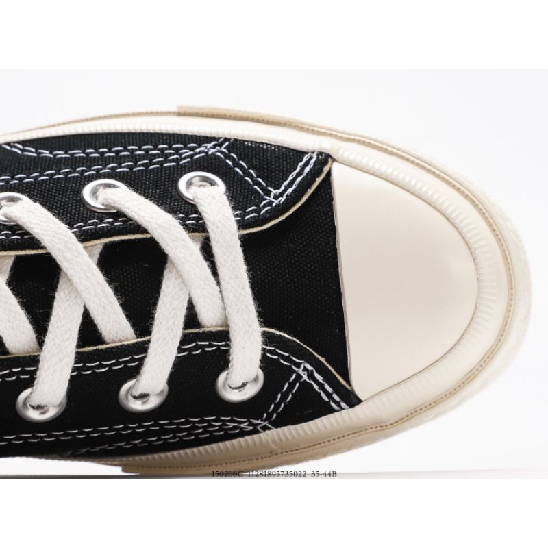 Jual [UNISEX] Sepatu Converse 70s OX x CDG Play Comme Des Garcons Black ...