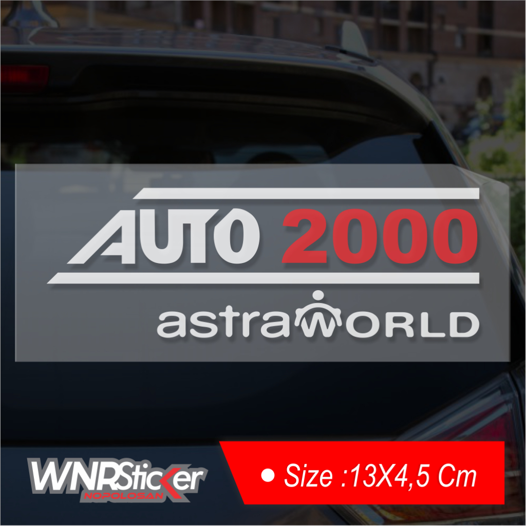 Jual Stiker Cutting Auto 2000 Set Astra World variasi stiker kaca MObil ...