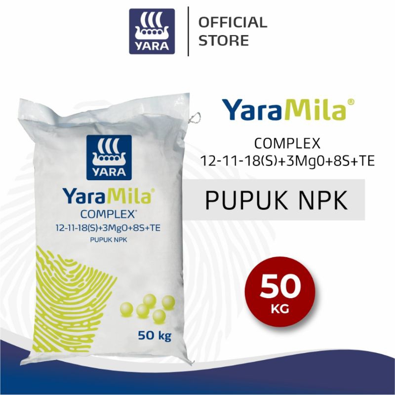 Pupuk YARA COMPLEX 12-11-18 (S) Kemasan Repack 1 KG