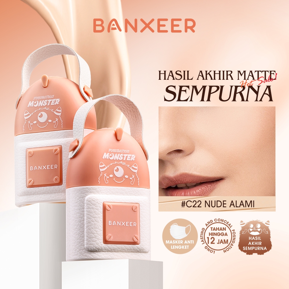 Jual BANXEER Liquid foundation Matte foundation All Day Perfect Serum ...