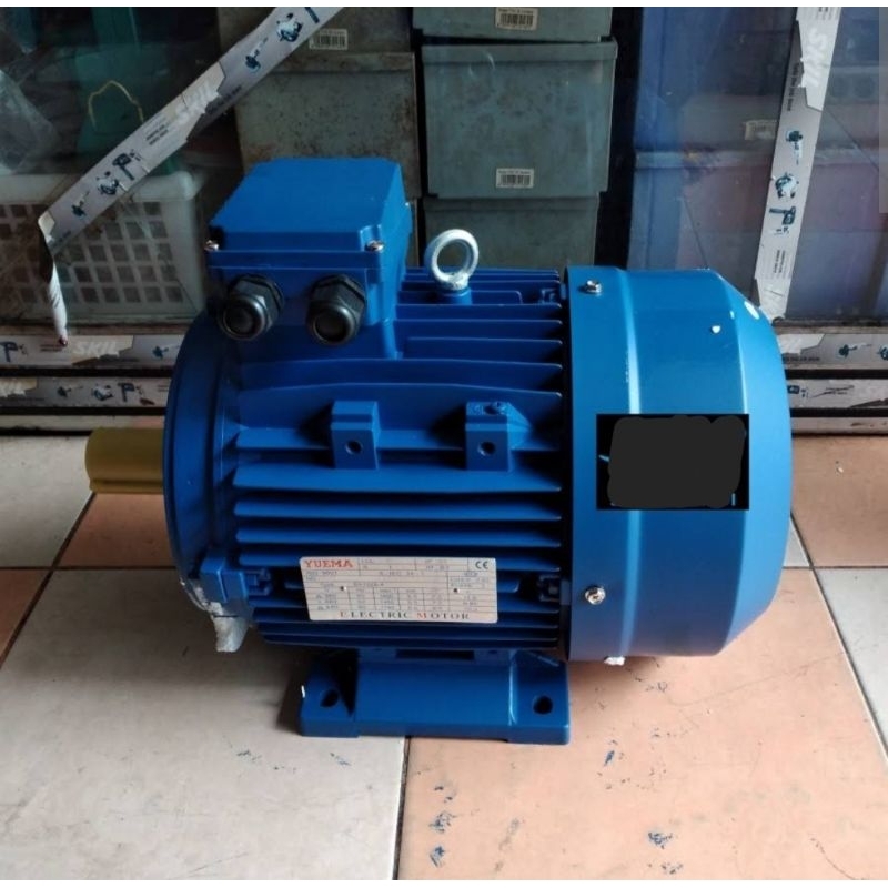 Jual Dinamo Elektro Motor 15 Hp 15 Pk 3 Phase 3 Fase 1500 RPM Yuema ...